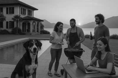 Switzerland - 🐶Hundeglück am Luganersee (CH) - CoWorking in Villa mit Pool 🏞️ - JoinMyTrip