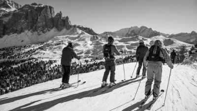 Italy - Fassa Valley - Skiing in the Alps, Sellaronda Dolomites, Italy - 2