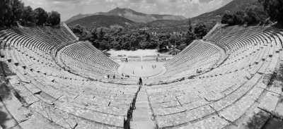 Greece - Ancient Theatre at the Asclepieion of Epidaurus - Greece is calling! Roadtripping the best of the Peloponnese 🇬🇷