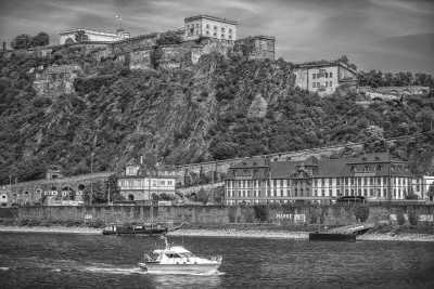 Germany - Koblenz - Fabulous castles in the romantic valley of the Middle Rhine, Germany