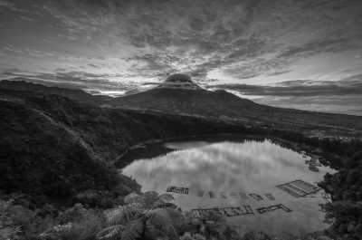 Indonesia - Telaga Menjer - Dieng Plateau, Indonesia: Golden Sunrise, Historic Temples, Unique Craters and Lakes