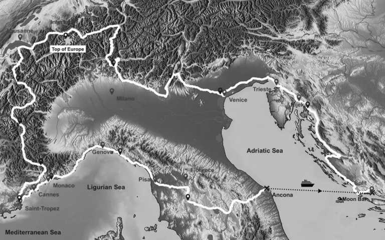 Europe - Trogir - Motorcycle Adventure Tour - Croatia - Italy - Switzerland - Alps - Route des Grandes Alpes - France - 2