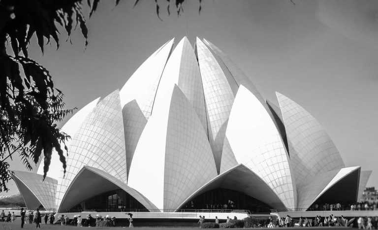 India - Lotus Temple - A bit of Golden Triangle and The Land of Love and Devotion : New Delhi, Agra and Vrindavan - 2