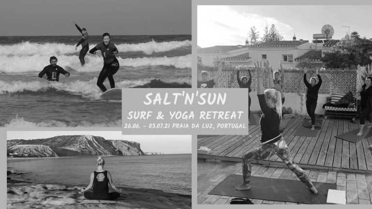 Portugal - SALT'N'SUN Surf & Yoga Retreat at Praia da Luz, Algarve, Portugal - JoinMyTrip