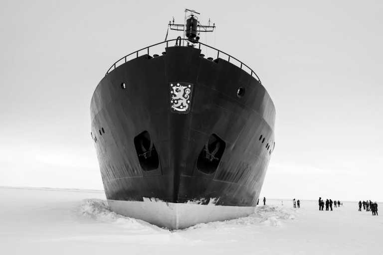 Finland - Icebreaker Sampo check-in - Winter Adventure in Finland❄️ Northern Light, Snowmobile, Reindeer, Ice Floating, Icebreaker, and Santa Claus Village☃️ - 1