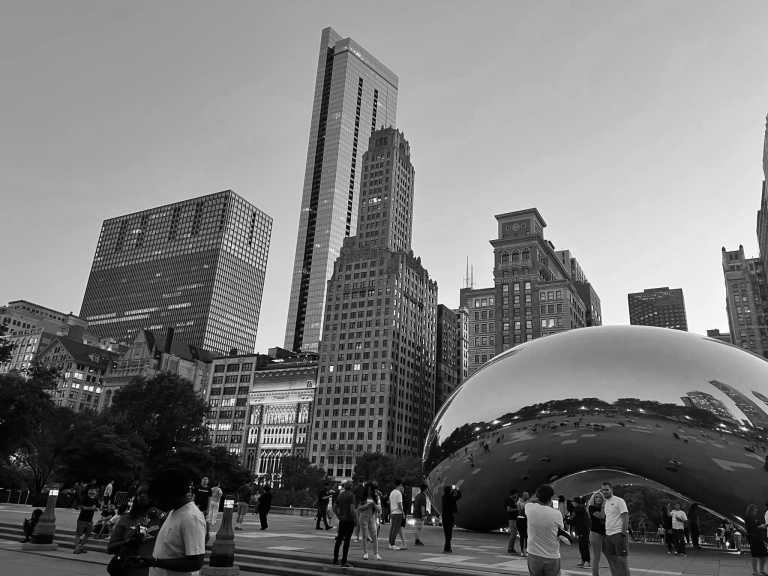 United States - Cloud Gate - Wandering Through Windy City Wonders: Exploring Chicago, USA (Single Room)