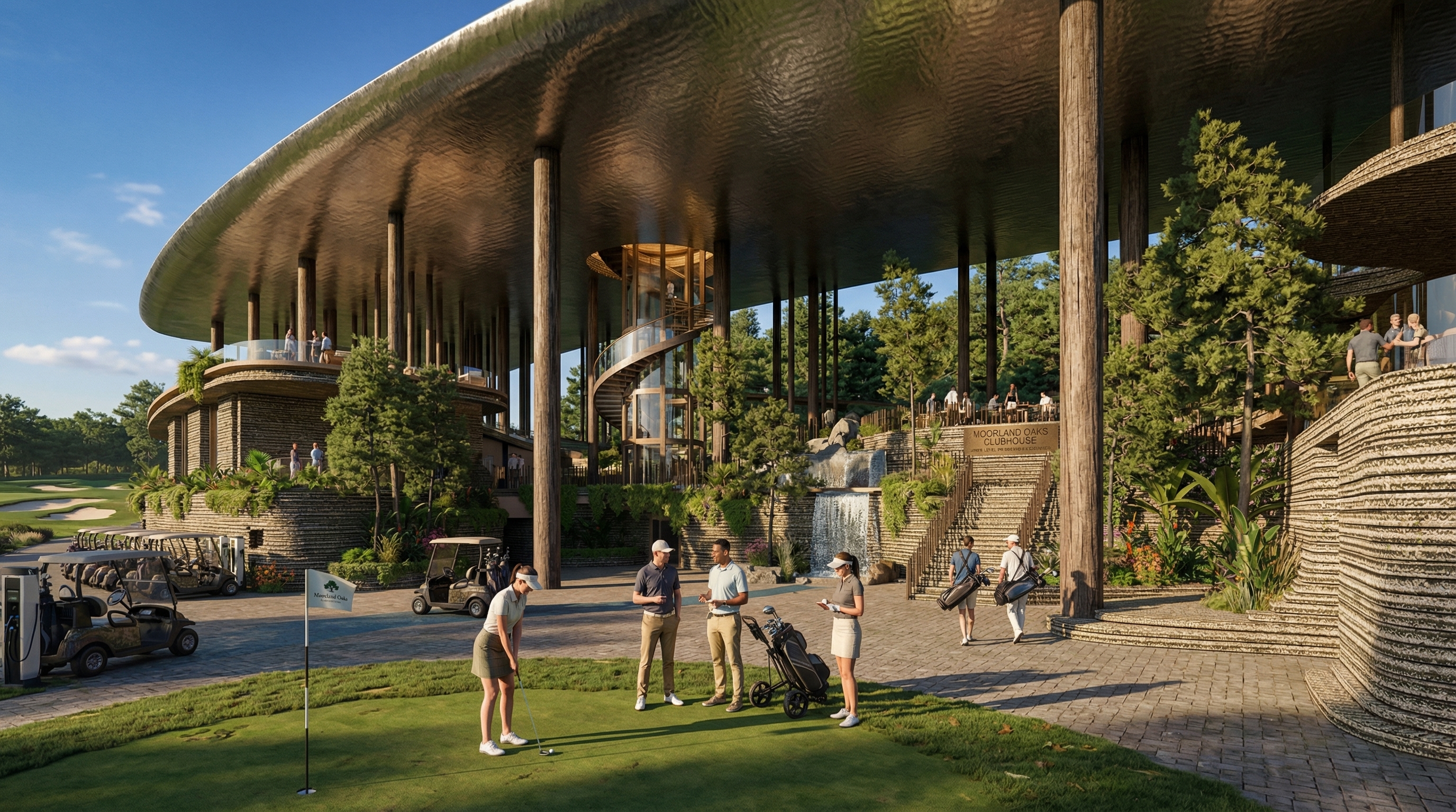 Contemporary hospitality arrival experience