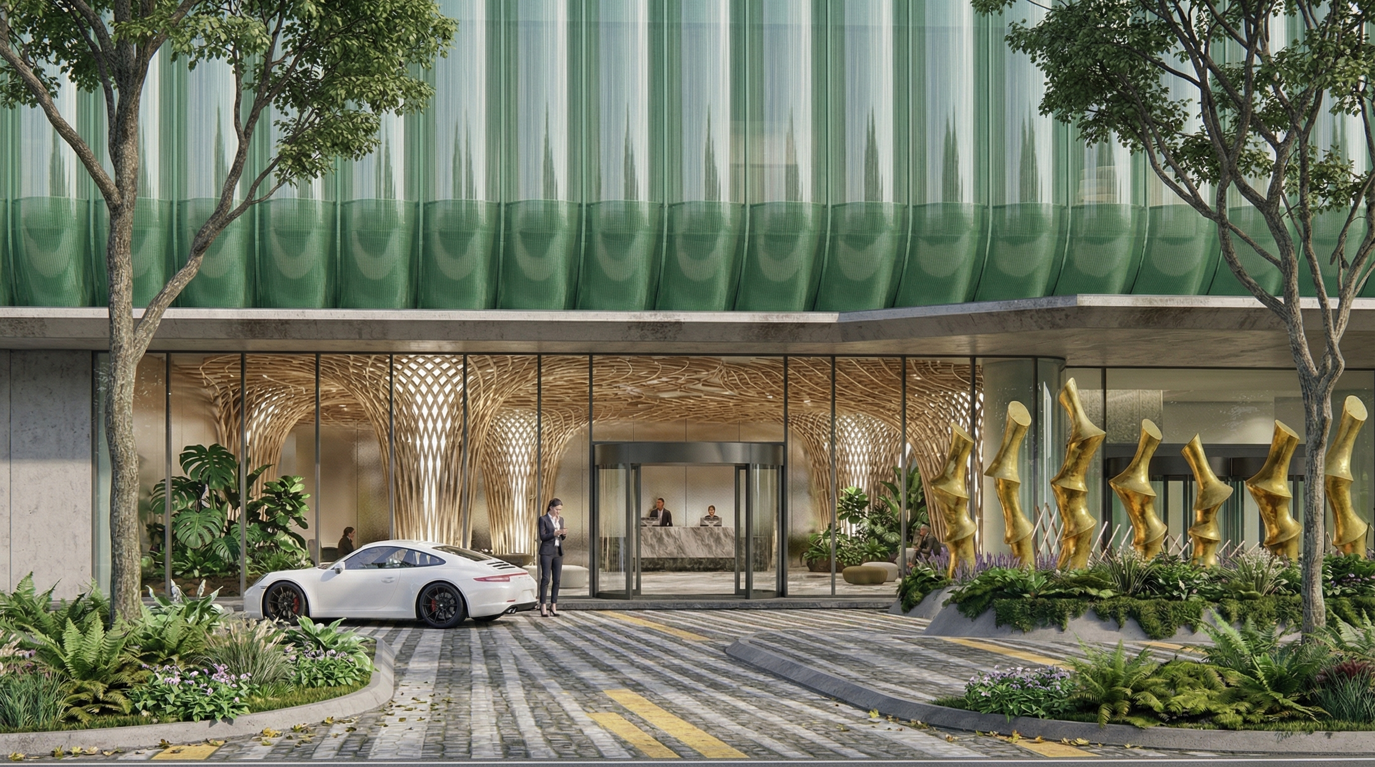 Modern office and commercial interior