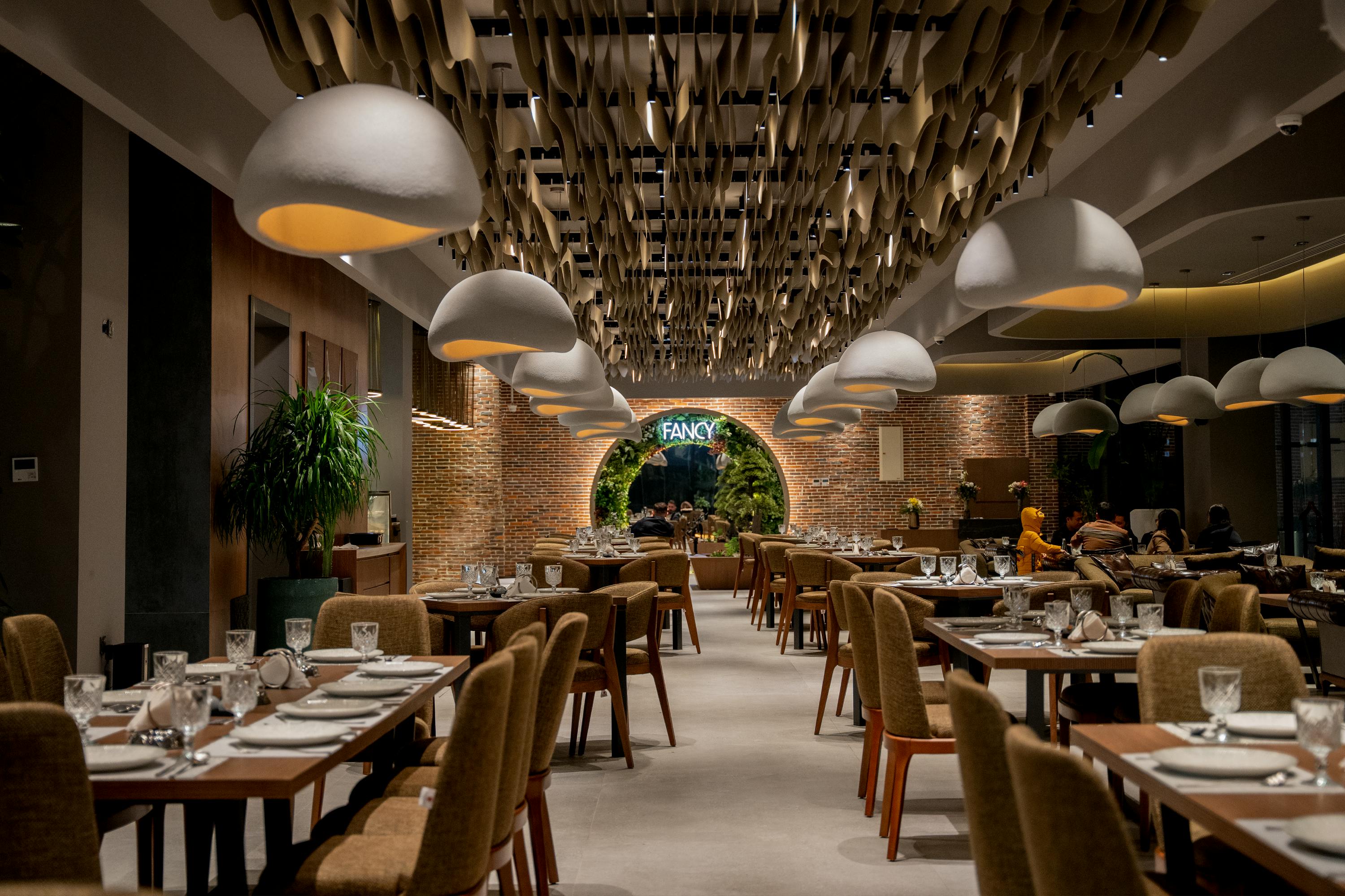 tables of restaurant