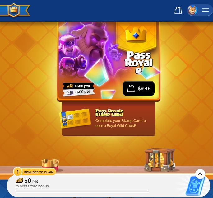 Supercell Store page