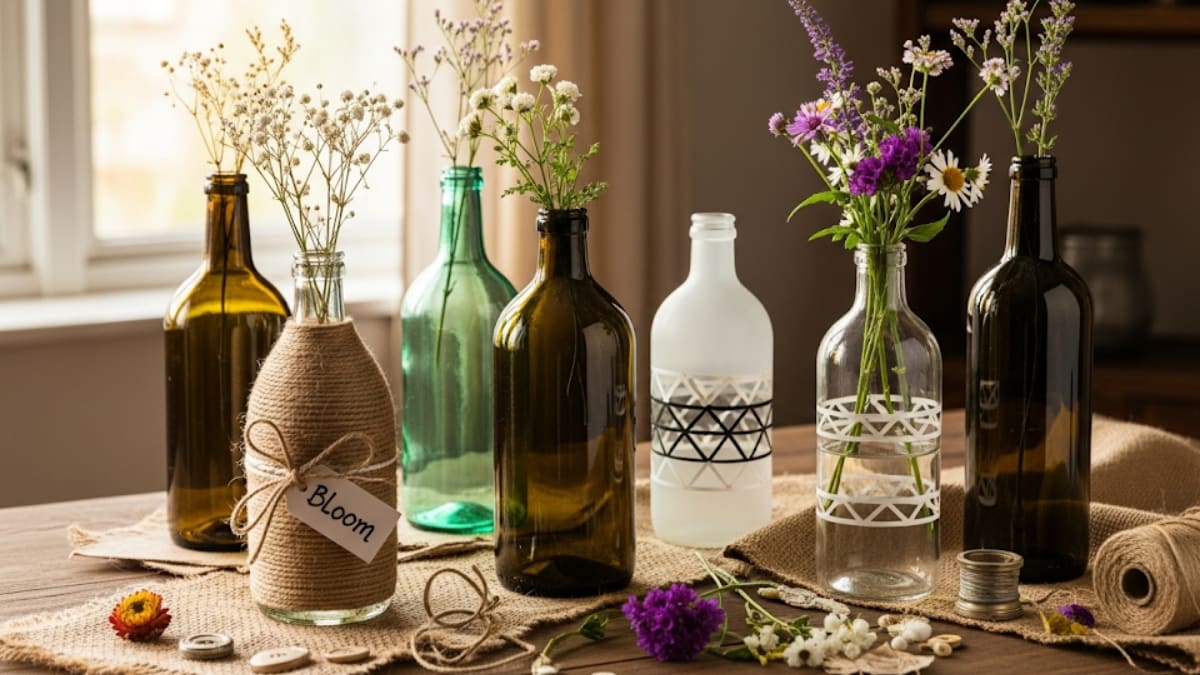 Glass Bottle Vases