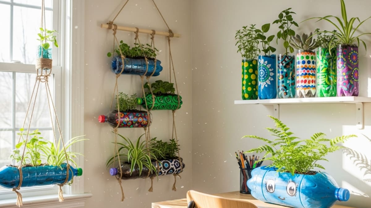 Plastic Bottle Planters