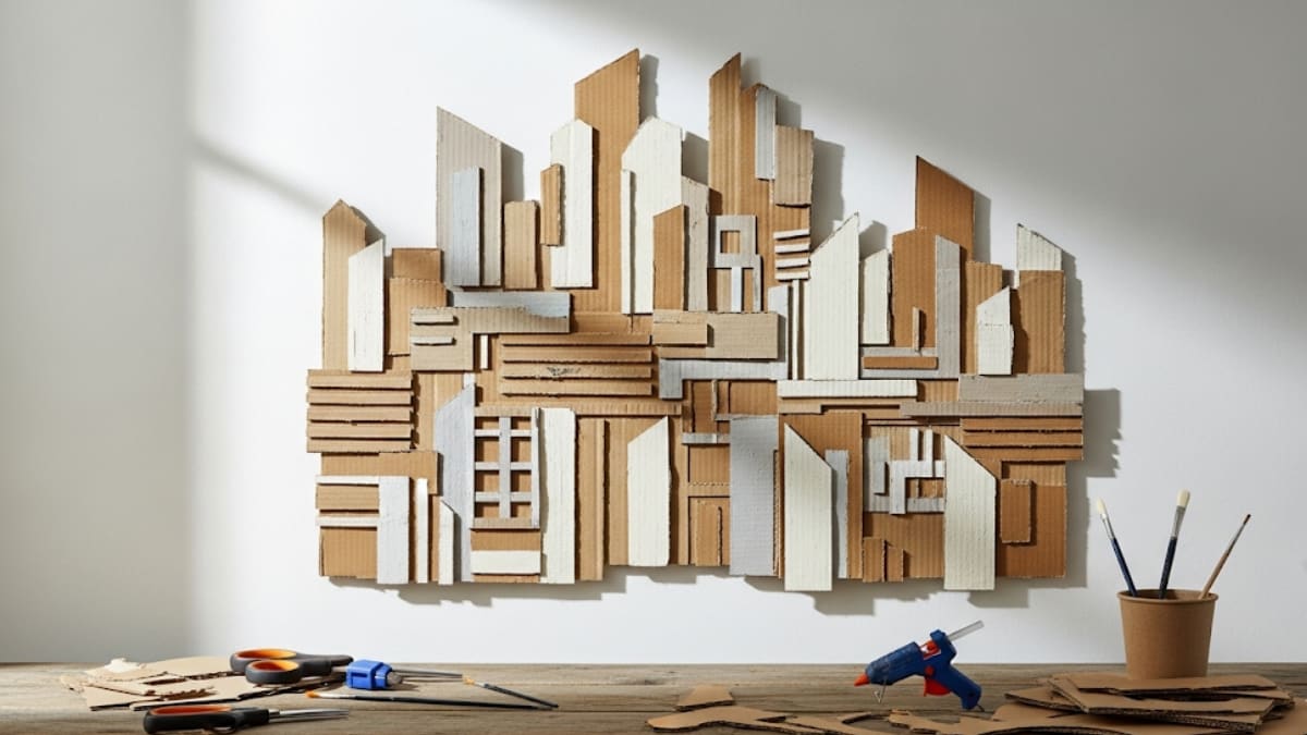 Cardboard Wall Art