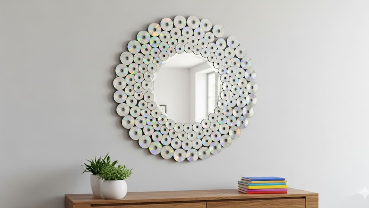 CD Mirror Art