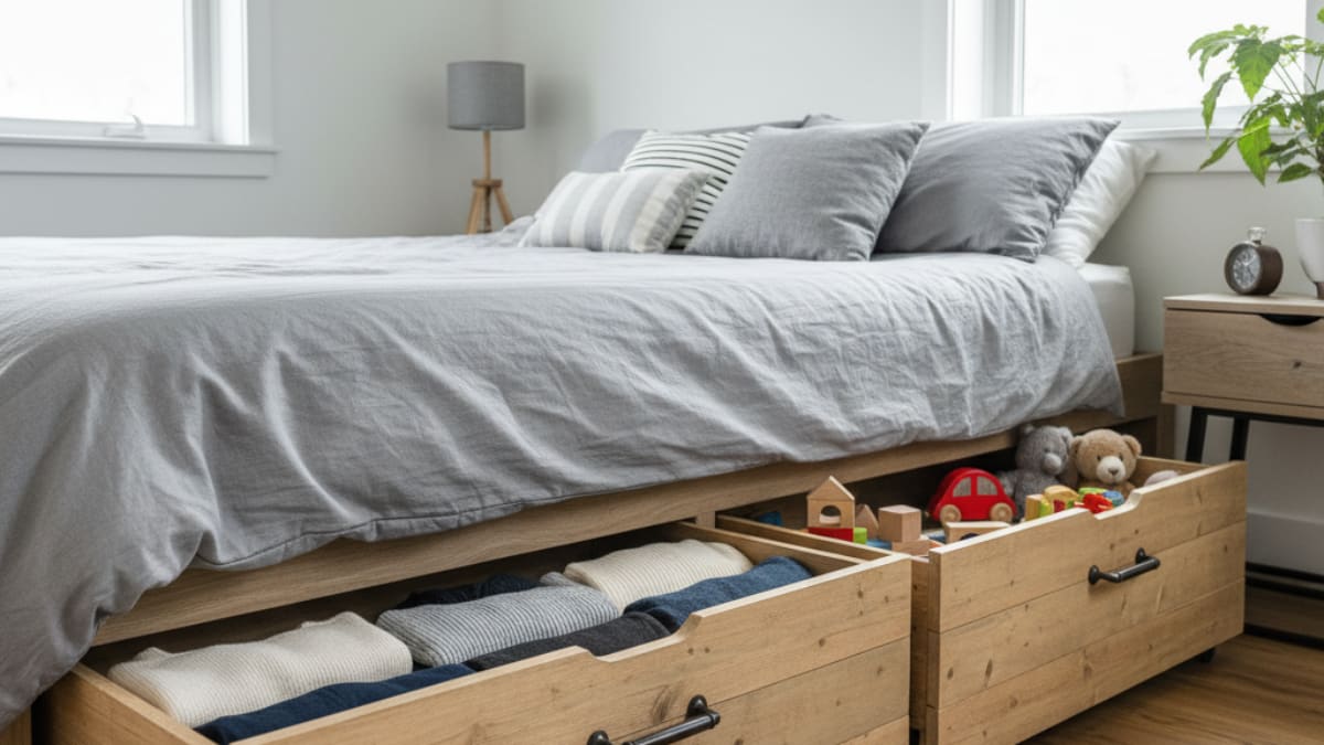DIY Under-Bed Storage Drawers