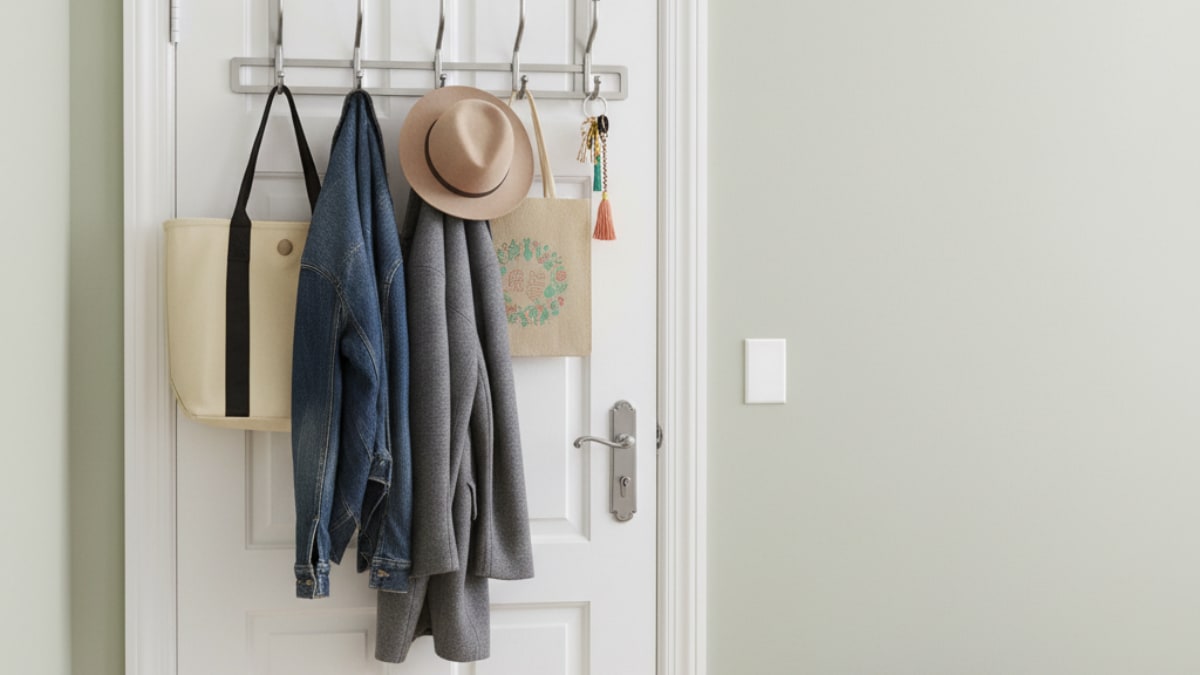 Over-the-Door Hooks for Bags and Coats