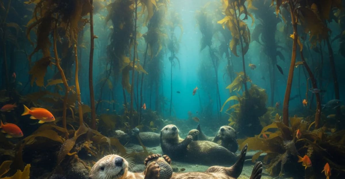 The Pacific Ocean Is Home to Sea Otters