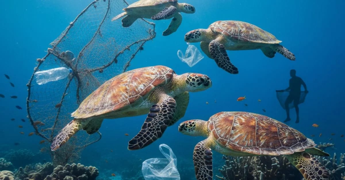The Indian Ocean Has Endangered Sea Turtles