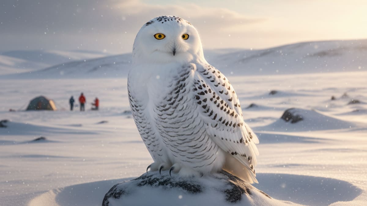 Snowy owl
