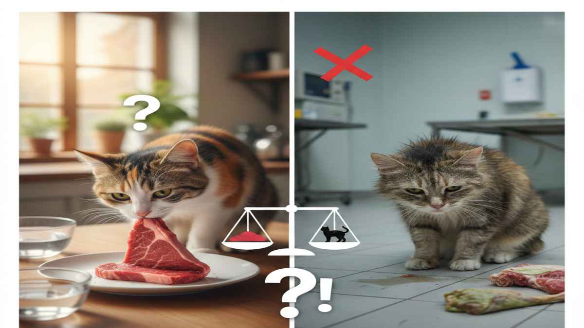 Is Raw Meat Safe for Cats?