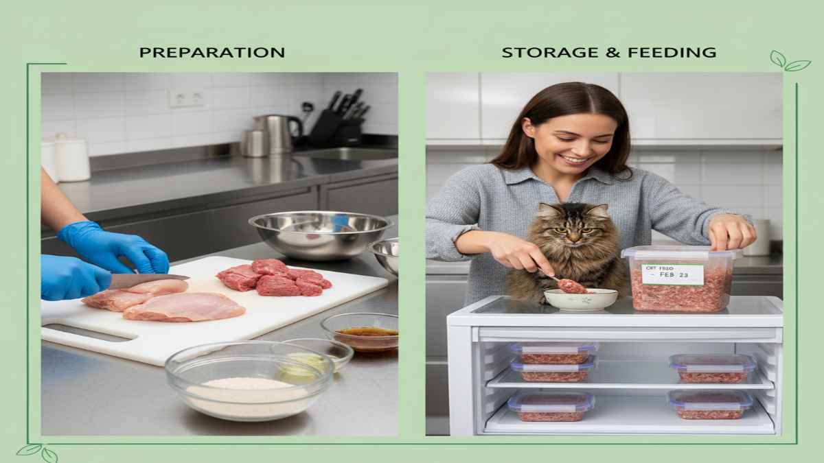 How to Safely Prepare Raw Meat for Cats