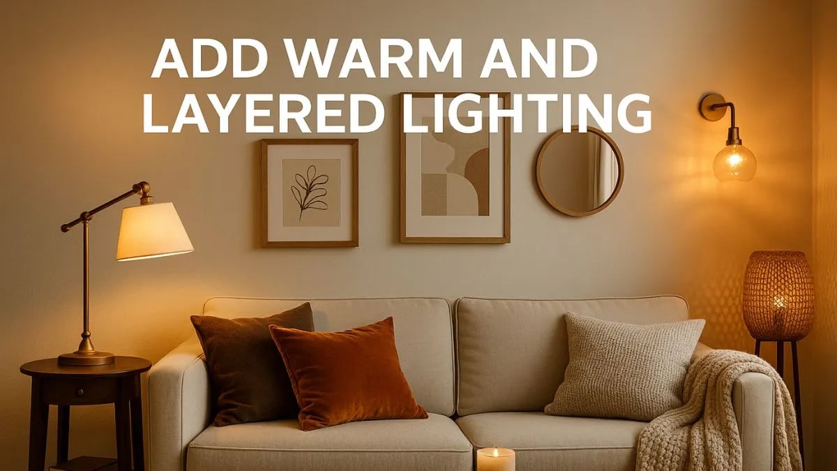 Add Warm and Layered Lighting