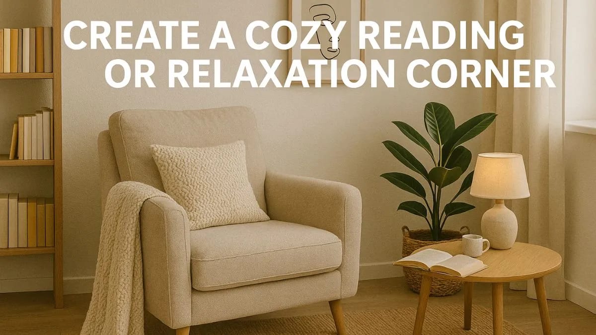 Create a Cozy Reading or Relaxation Corner