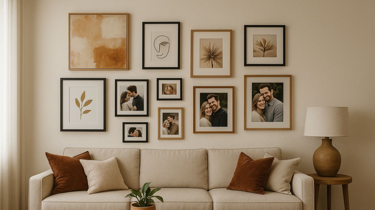 Add Personality with Wall Art and Photos