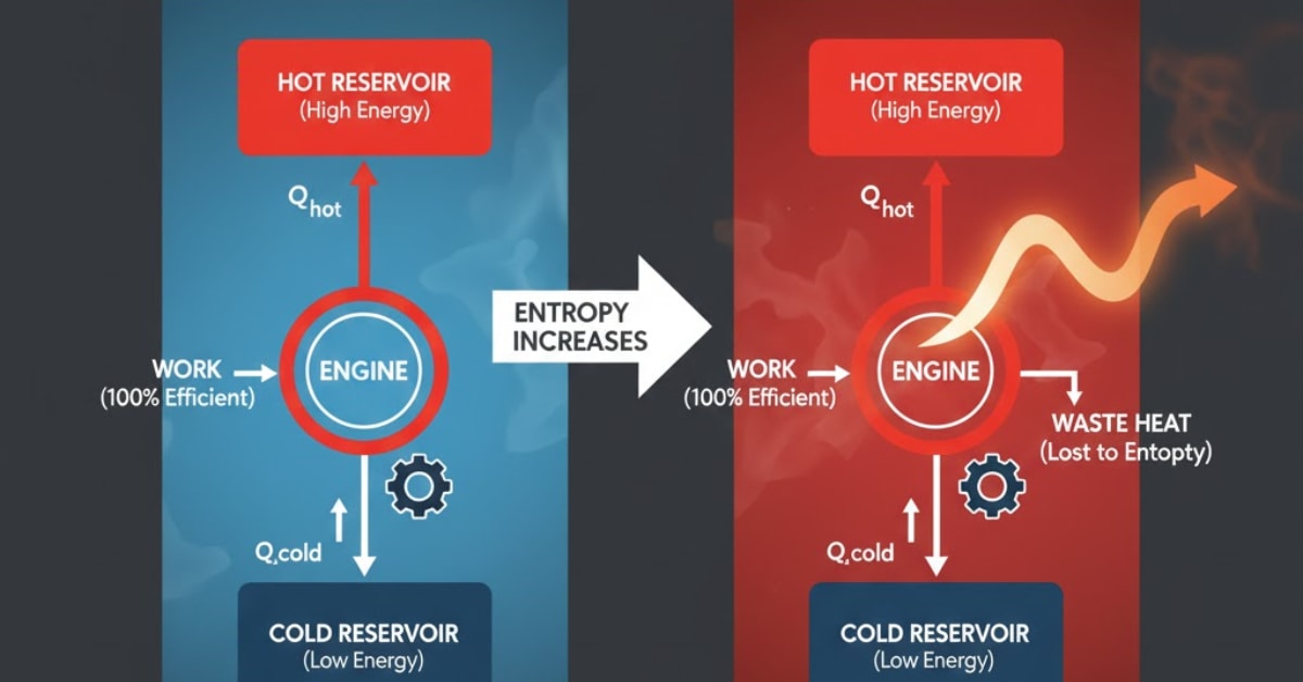 Entropy and energy efficiency