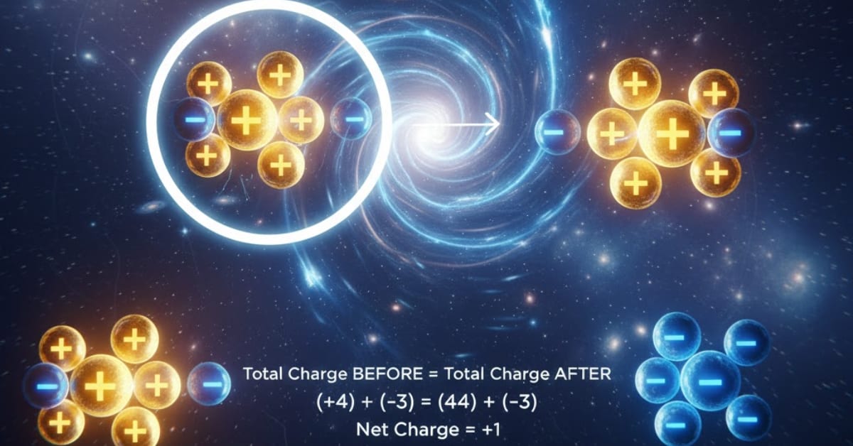 Law of conservation of charge (conservation of charge)