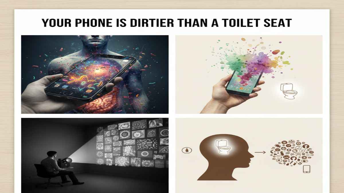 Your Phone Is Dirtier Than a Toilet Seat