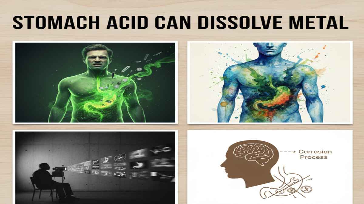 Stomach Acid Can Dissolve Metal