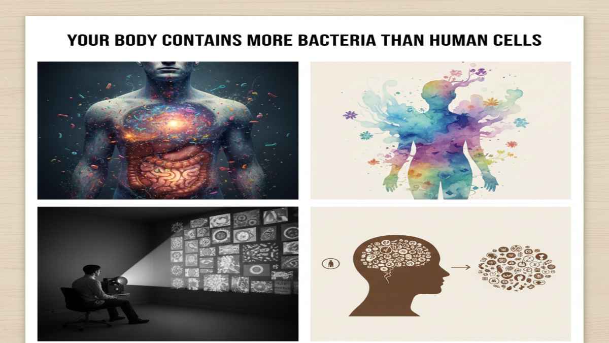 Your Body Contains More Bacteria Than Human Cells