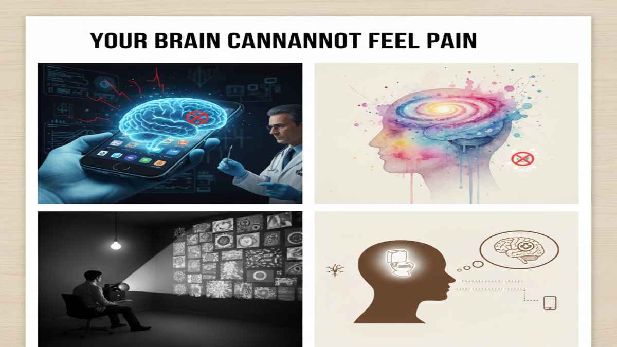 Your Brain Cannot Feel Pain