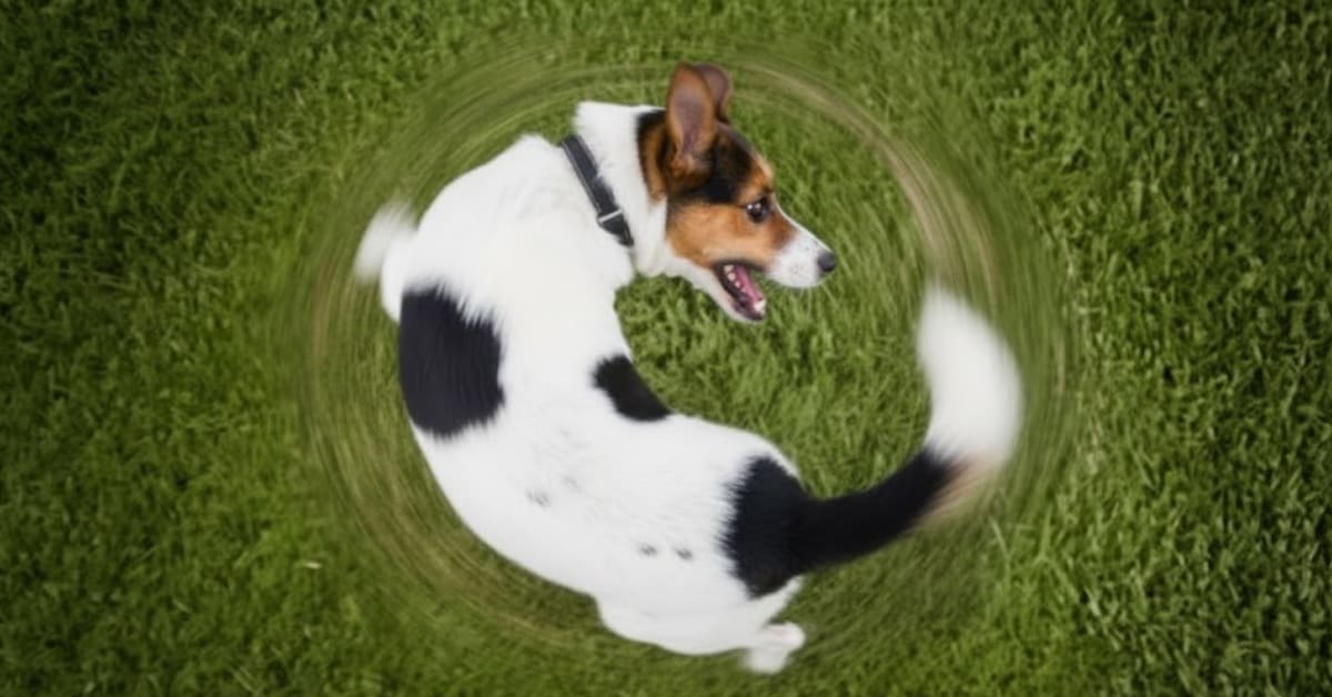 Chasing its tail