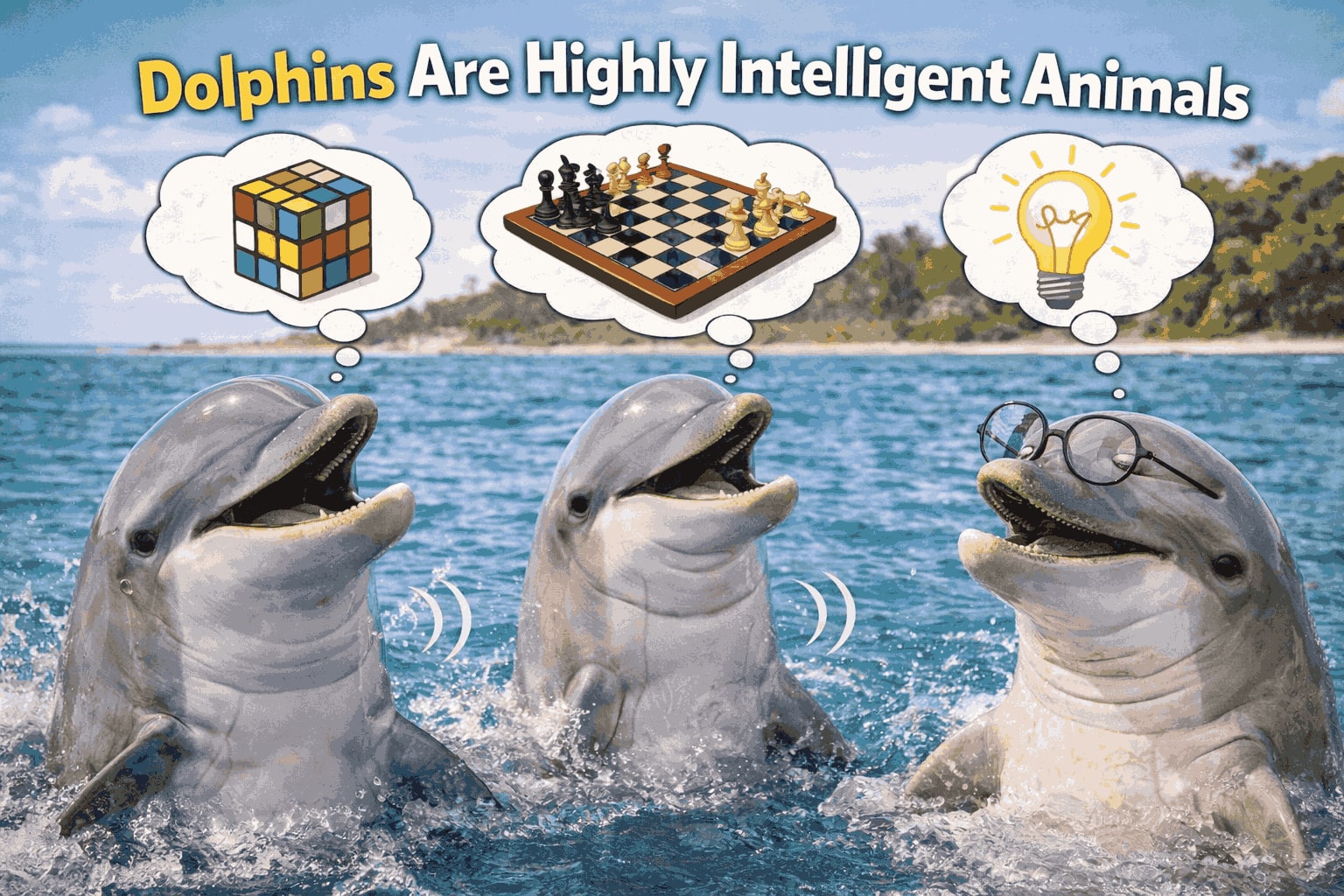 Dolphins Are Highly Intelligent Animals
