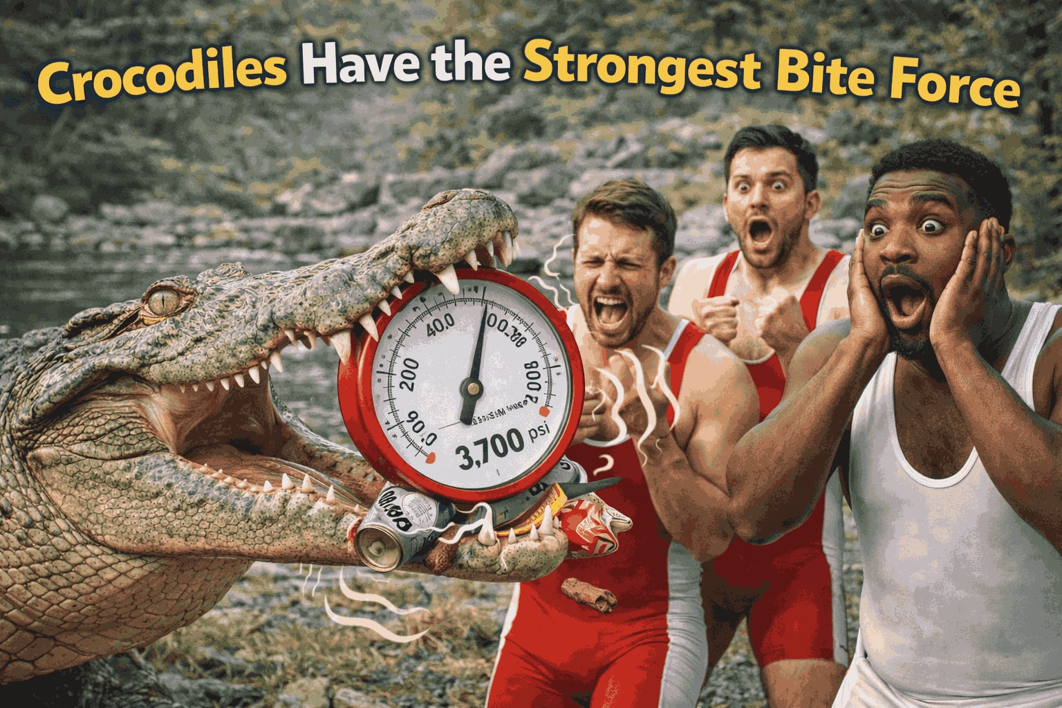 Crocodiles Have the Strongest Bite Force