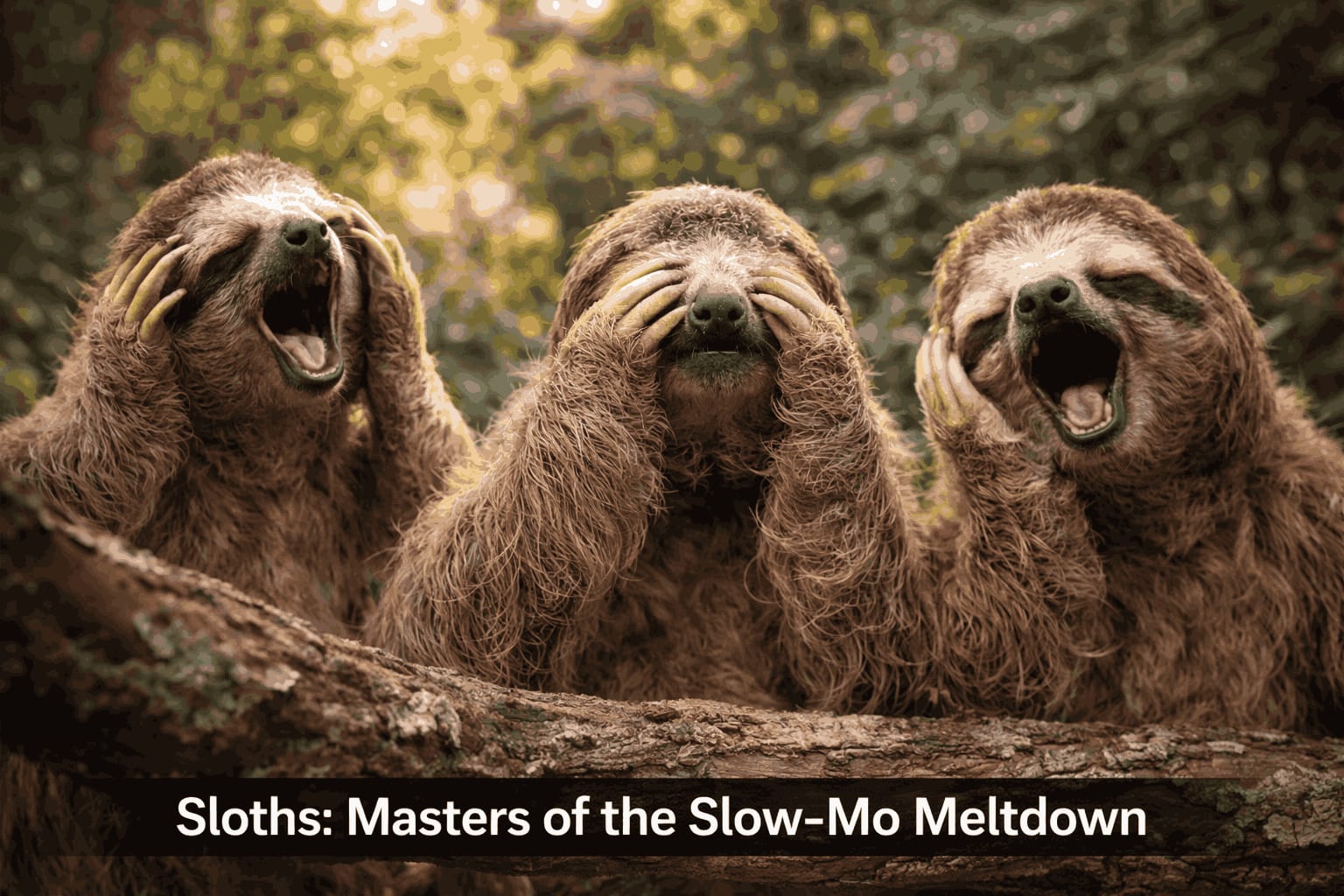 Sloths: Masters of the Slow-Mo Meltdown