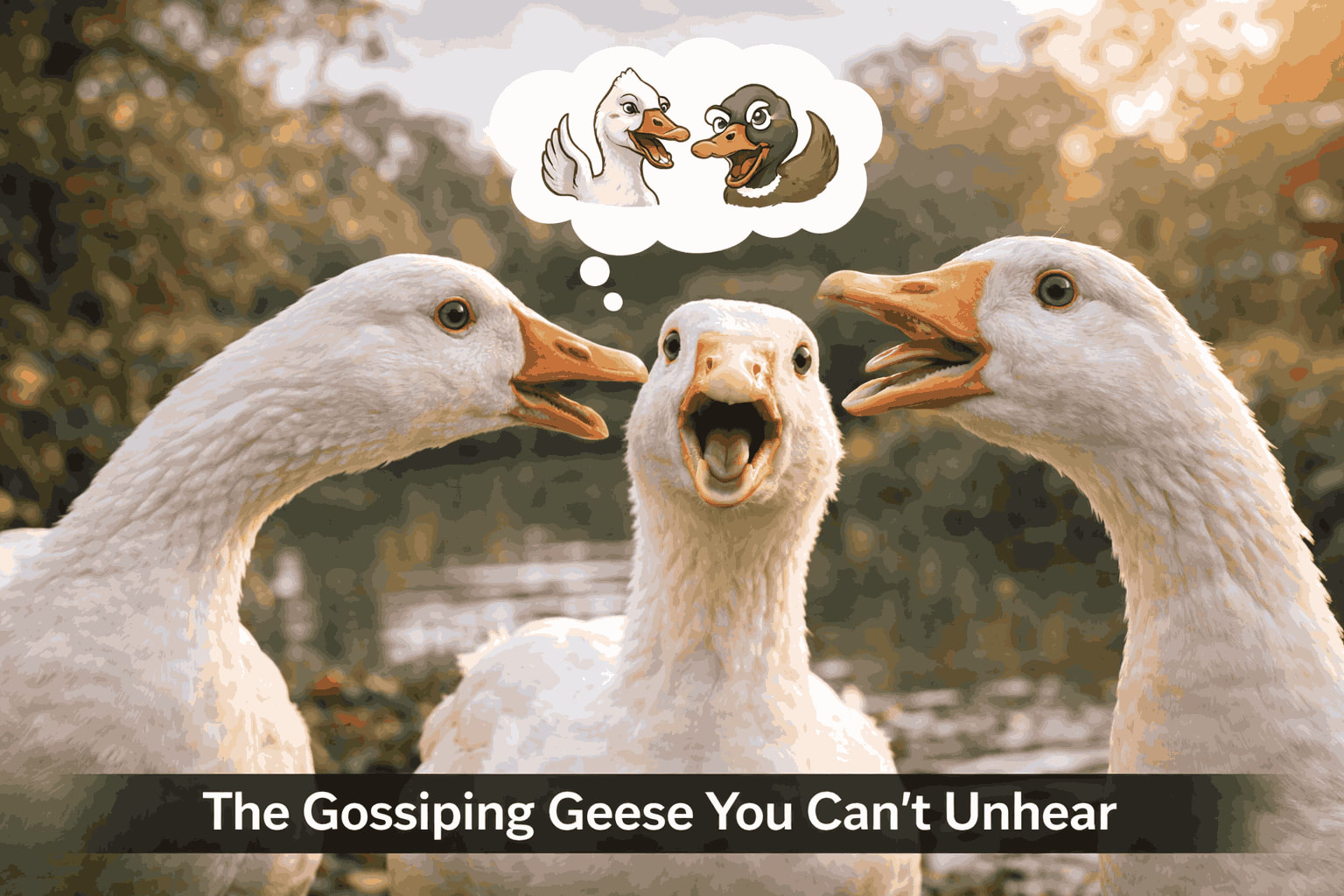 The Gossiping Geese You Can’t Unhear
