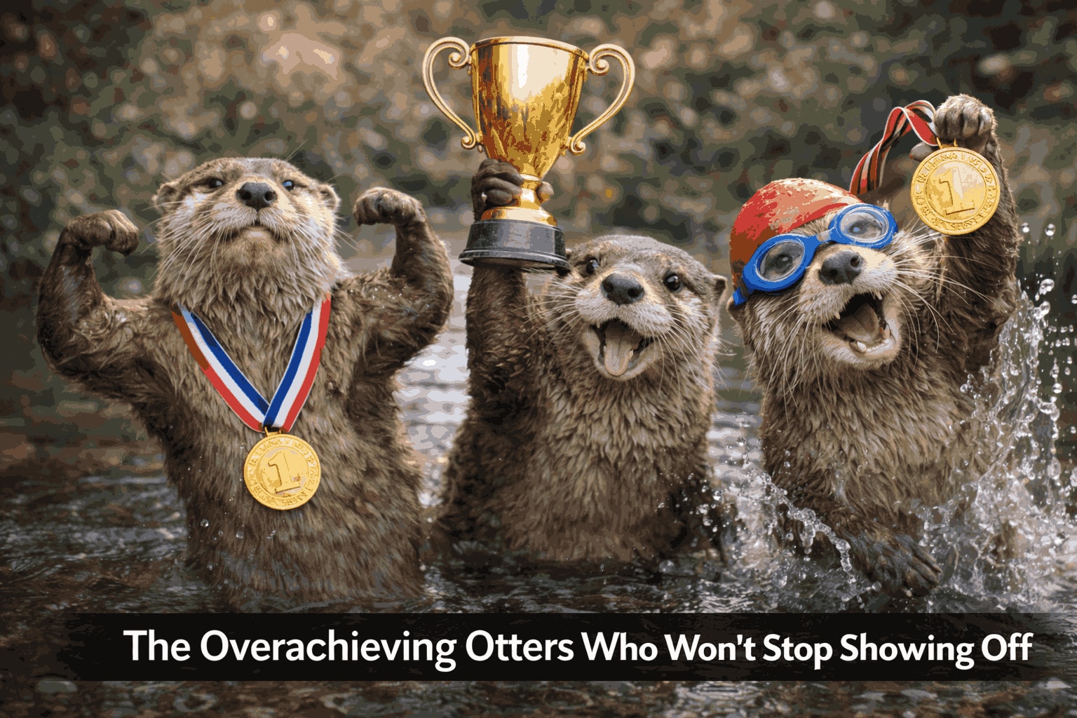 The Overachieving Otters Who Won’t Stop Showing Off