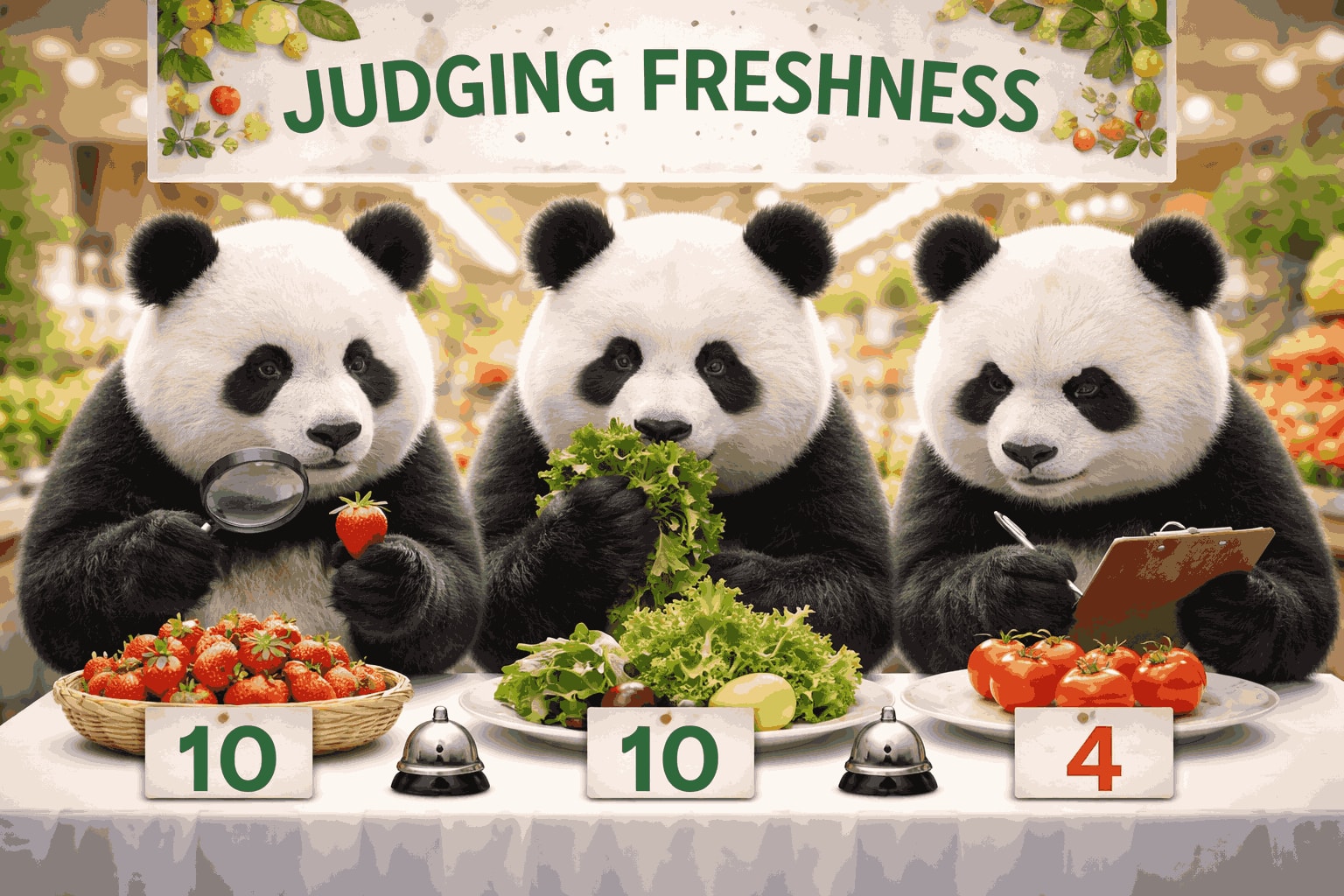 Pandas Judge Food by Freshness, Not Flavor