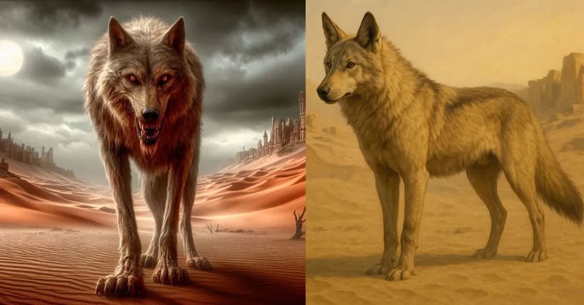 Arabian Wolf’s Smart Desert Hunting Skills