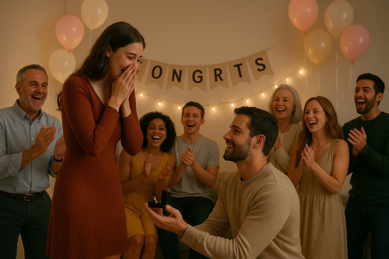 A Surprise Proposal Party