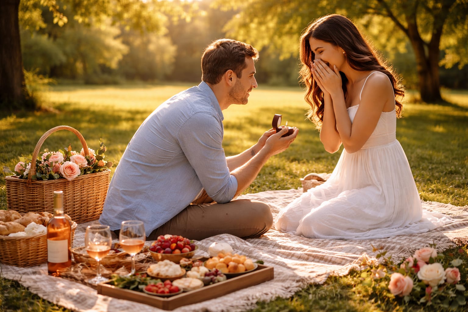 Propose During a Picnic
