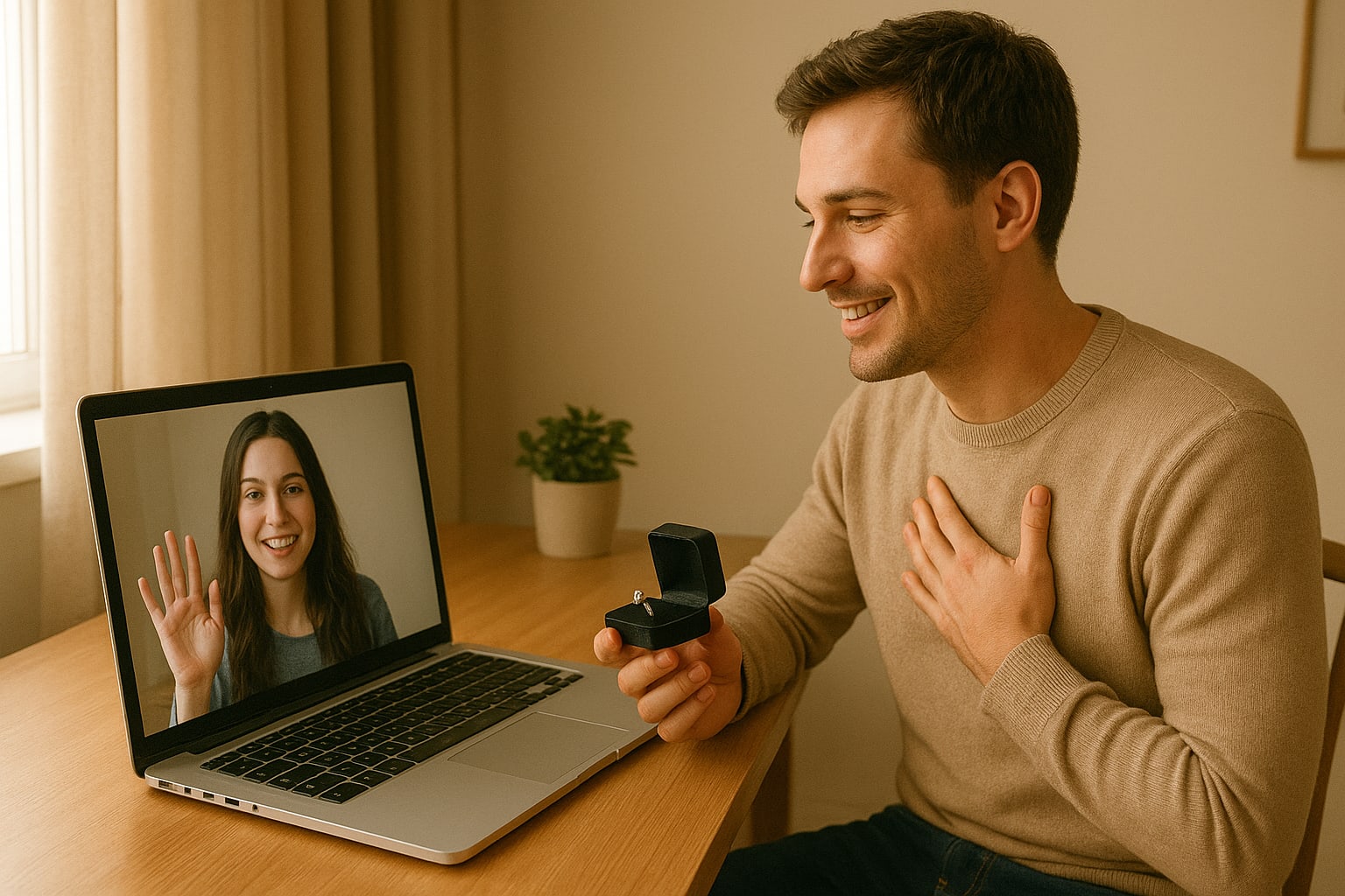 Digital Proposal for Long-Distance Love