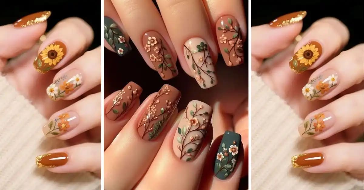 Creative Fall Nail Designs Inspired by Nature