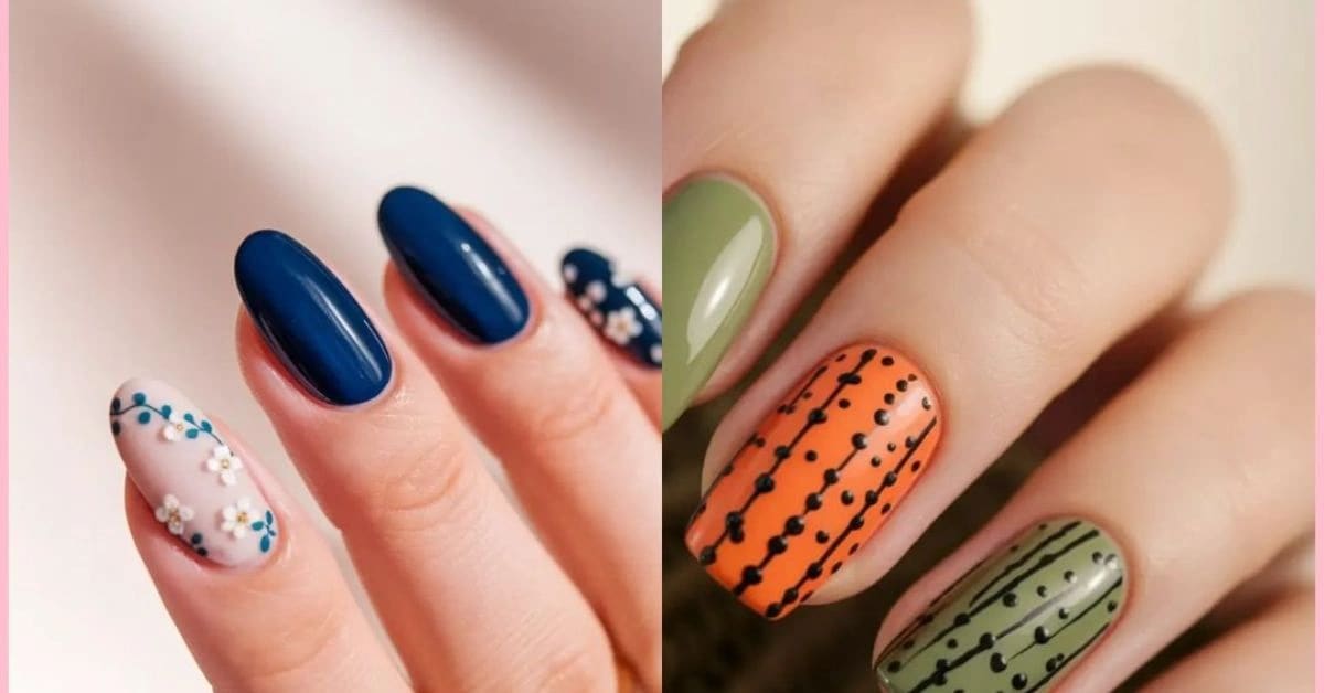 Bold Patterns That Define Fall Nail Designs