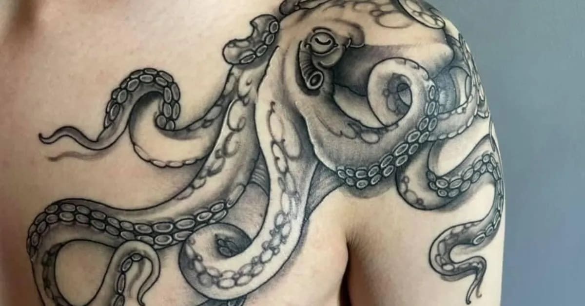 Octopus Tattoos Symbolizing Intelligence and Survival
