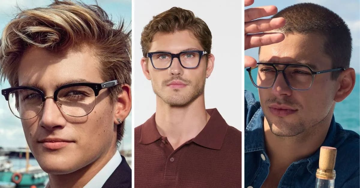 Geometric Eyeglasses Are the Bold Choice for Modern Men
