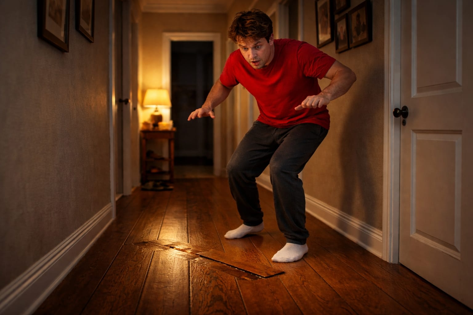 Floors Become Extra Noisy Only at Night